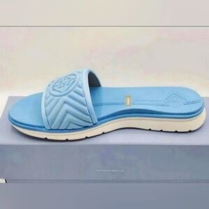 Antonio Melani Lannaii Quilted Logo Washable Slide Sandals☆Size 7.0M